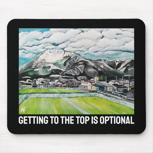 Tapis De Souris Mount Fuji Painting by Alfred Fox (Devant)