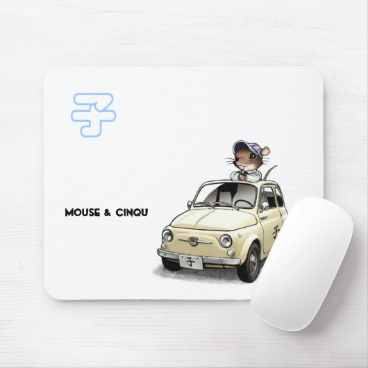 Tapis De Souris Mouse&Cinqu -Mousepad- (Avec souris)
