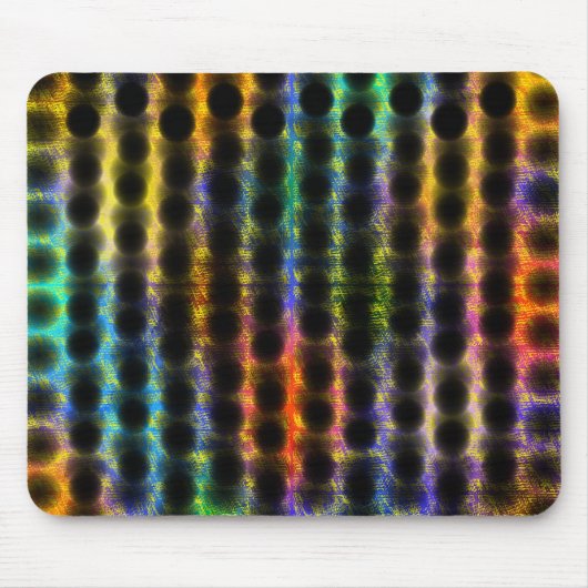 Tapis De Souris Mouse colorido de bolinhas bagunçadas alinhadas (Devant)