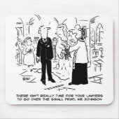 Tapis De Souris Mouse Mat with Church Service Mariage Vicar (Devant)