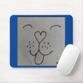 TAPIS DE SOURIS MOUSE PAD AMOUREUX DE LES CHIENS (Avec souris)