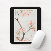 TAPIS DE SOURIS MOUSE PAD CHERRY BLOSSOM BRANCHE JAPONAISE (Avec souris)