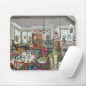 Tapis De Souris MOUSE PAD - Cuisine semi-rurale et salle à manger (Avec souris)