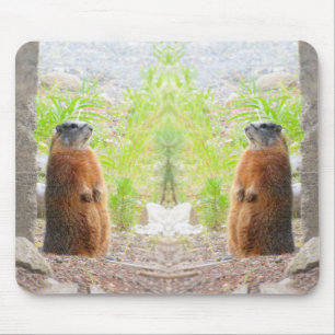 Tapis De Souris Mouse Pad Golden Marmets Yellowstone