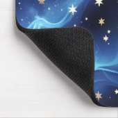 Tapis De Souris Mouse Pad – Luxury Sapphire Blue Celestial Moon (Coin)
