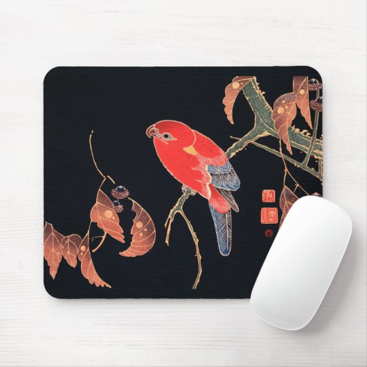 TAPIS DE SOURIS MOUSE PAD : MAT DE SOURIS EN BOIS JAPONAIS (Avec souris)