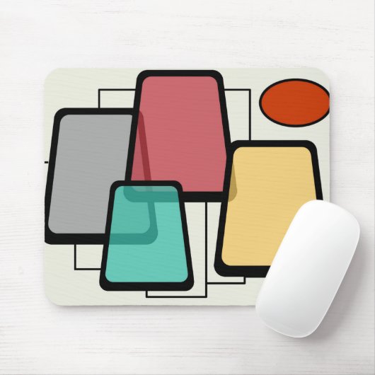 Tapis De Souris Mouse Pad MidMod Art Landscape 1.1 (Avec souris)