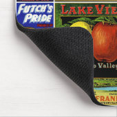 Tapis De Souris MOUSE PAD - "or Rose" - Produire des Étiquettes Cr (Coin)