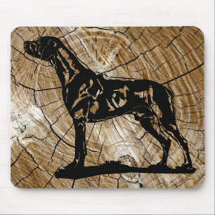 Tapis De Souris Mouse Pad Rhodesian Ridgeback Wood