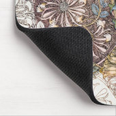 TAPIS DE SOURIS MOUSE PAD : WILLIAM MORRIS : HONEYSUCKLE + TULIP (Coin)