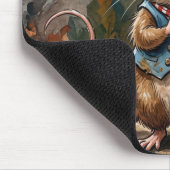 Tapis De Souris Mouse with a Surprised Look  (Coin)