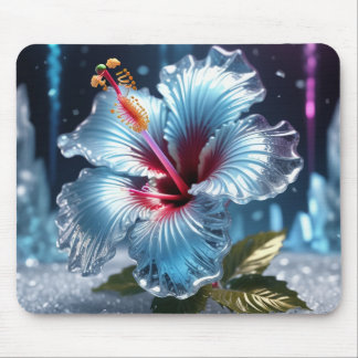 Tapis De Souris Mousepac à fleur de glace d'hiver