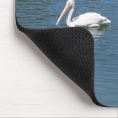 Tapis De Souris mousepac blanc pélicans (Coin)