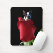 Tapis De Souris Mousepac de la rose rouge (Avec souris)