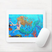 Tapis De Souris mousepac de sirène (Avec souris)