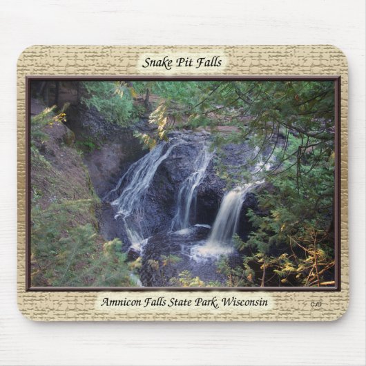 Tapis De Souris Mousepac de Snake Pit Falls (Devant)