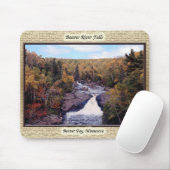 Tapis De Souris Mousepac des chutes de la rivière Beaver (Avec souris)