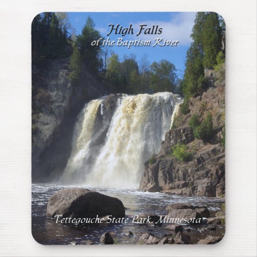 Tapis De Souris Mousepac MN de High Falls (Devant)