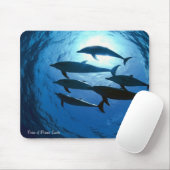 Tapis De Souris Mousepad 14 - Dauphins (Avec souris)