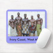 Tapis De Souris Mousepad, 5 guerriers, pourpres (Avec souris)