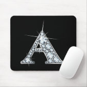 Tapis De Souris Mousepad à bille de diamant (Avec souris)