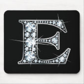 Tapis De Souris Mousepad à bille de diamant "E" (Devant)
