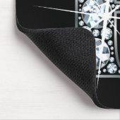 Tapis De Souris Mousepad à bille de diamant "F" (Coin)