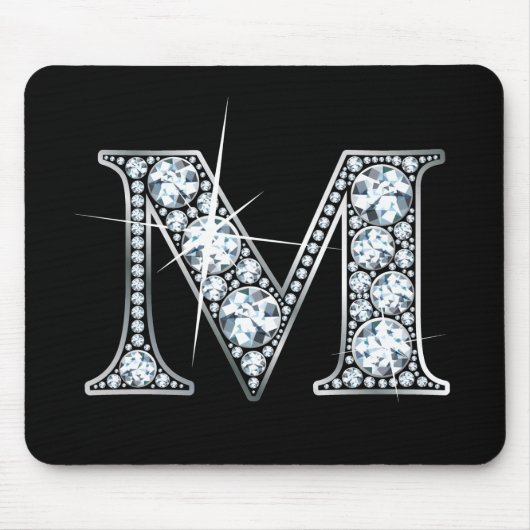 Tapis De Souris Mousepad à bille de diamant "M" (Devant)