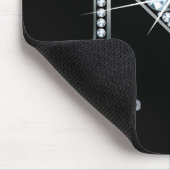 Tapis De Souris Mousepad à bille de diamant "N" (Coin)