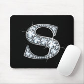 Tapis De Souris Mousepad à bille de diamant "S" (Avec souris)