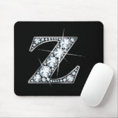 Tapis De Souris Mousepad à bille de diamant "Z" (Avec souris)
