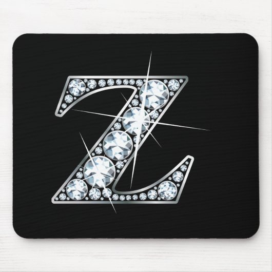 Tapis De Souris Mousepad à bille de diamant "Z" (Devant)
