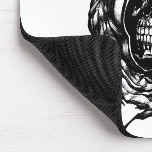 Tapis De Souris mousepad à capuchon de crâne (Coin)