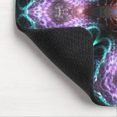 Tapis De Souris Mousepad à croix violette fractale (Coin)