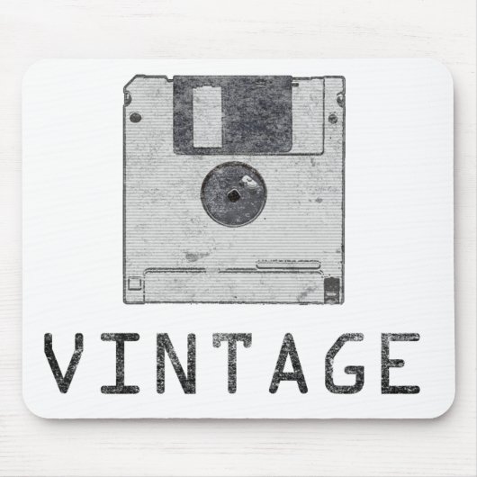 Tapis De Souris Mousepad à disquette vintage (Devant)