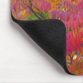 Tapis De Souris Mousepad à feuilles rouges (Coin)