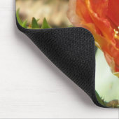 Tapis De Souris Mousepad à fleurs de cactus orange (Coin)