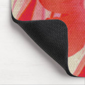 Tapis De Souris Mousepad à fleurs rouges (Coin)