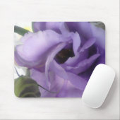 Tapis De Souris Mousepad à fleurs violettes (Avec souris)