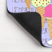 Tapis De Souris Mousepad à la crème glacée (Coin)