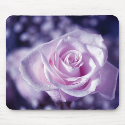 Tapis De Souris Mousepad à la rose rose la plus douce (Devant)