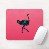 Tapis De Souris Mousepad à l'autruche Abstraite (Avec souris)