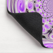 Tapis De Souris Mousepad à nuages doux violet (Coin)