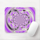Tapis De Souris Mousepad à nuages doux violet (Avec souris)