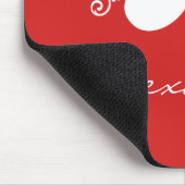 Tapis De Souris Mousepad à papillon rouge foncé (Coin)