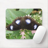 Tapis De Souris Mousepad à papillon tacheté bleu (Avec souris)