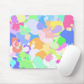 Tapis De Souris Mousepad à peinture éclaboussée (Avec souris)