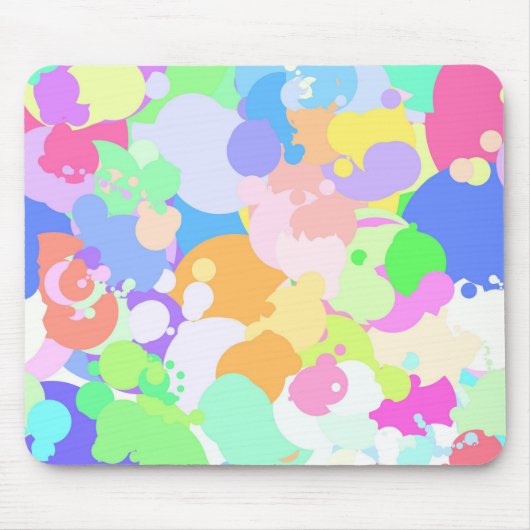 Tapis De Souris Mousepad à peinture éclaboussée (Devant)