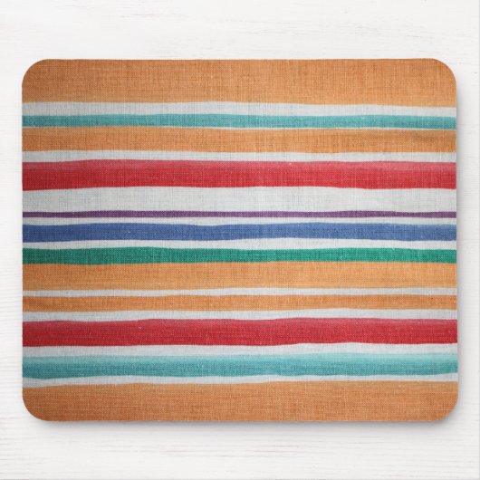 Tapis De Souris Mousepad à rayures multicolores (Devant)