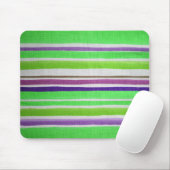 Tapis De Souris Mousepad à rayures multicolores (Avec souris)